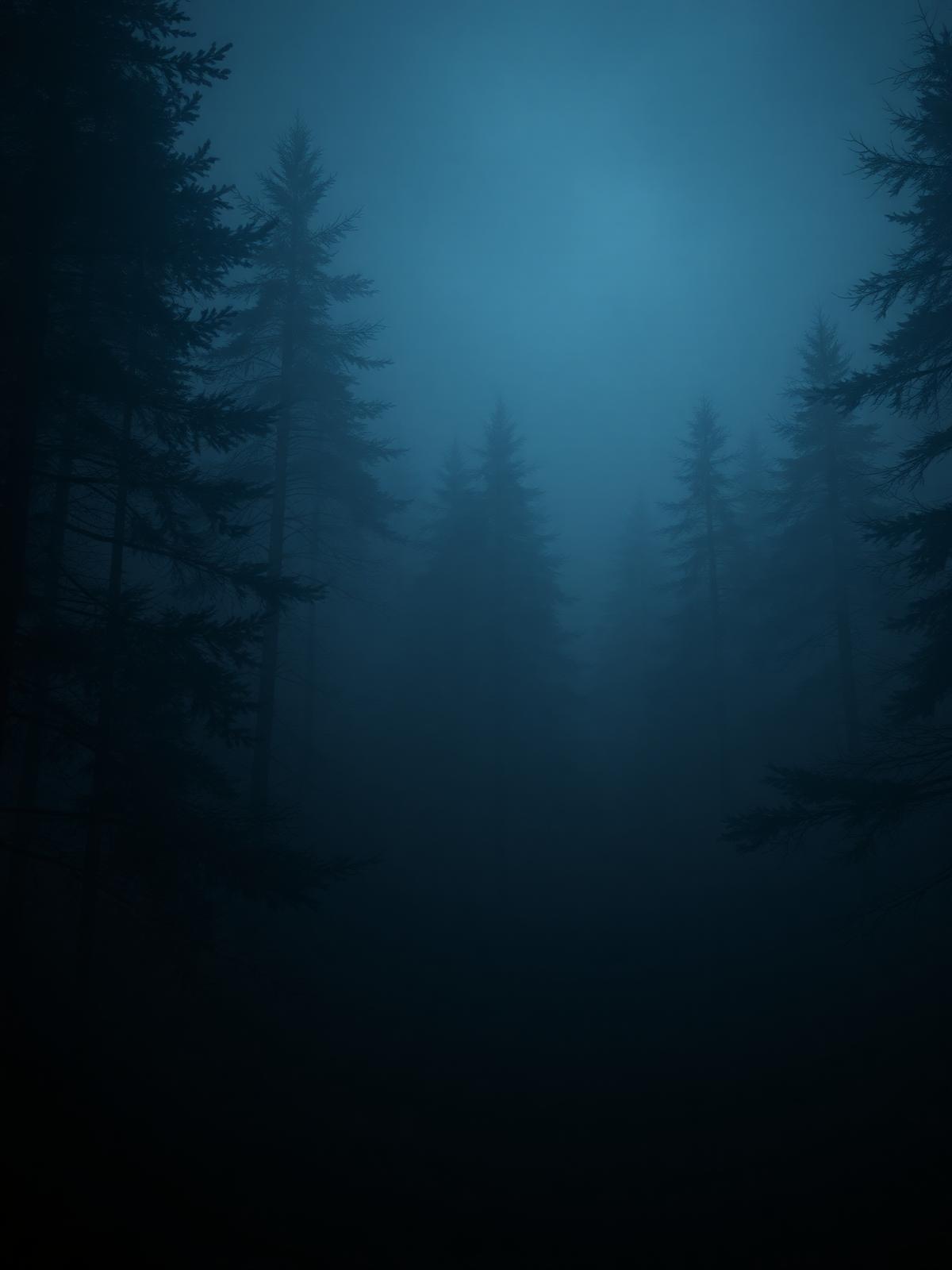 Dark atmospheric forest environment rendered by Ruthless Team